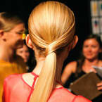 HOW-TO: The Elegant V-Shaped Ponytail by Antoinette Beenders