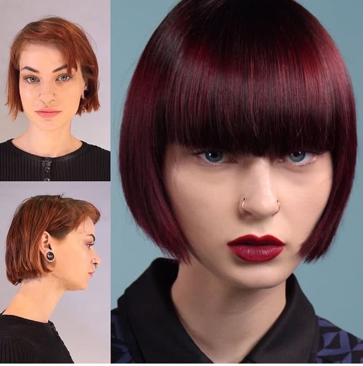 Dramatic Cherry with Aveda Formula