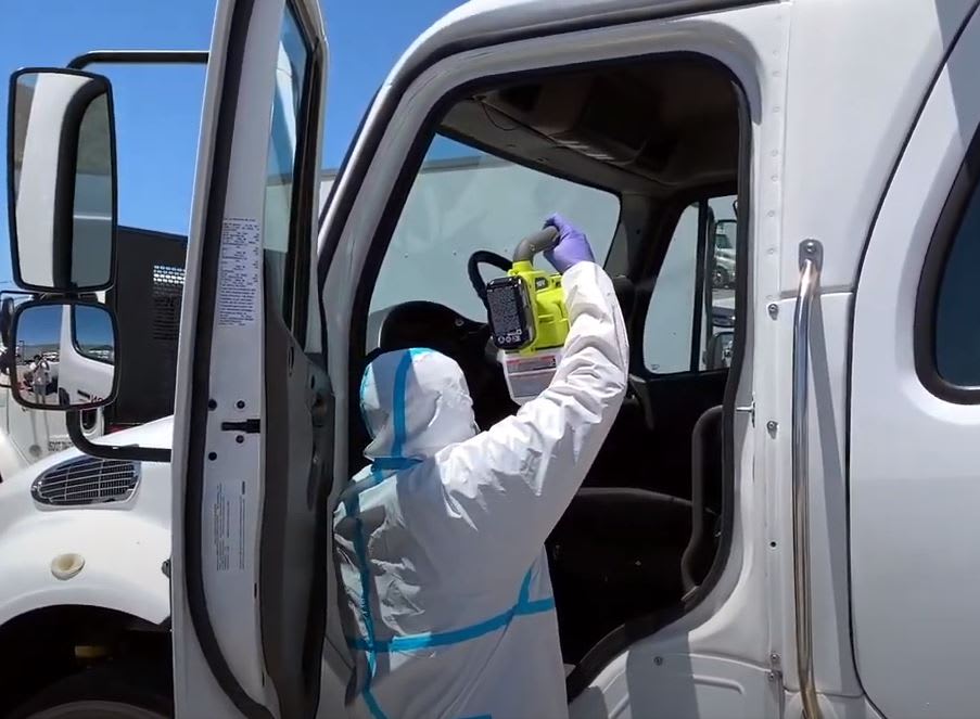Avon Demonstrates New Disinfectant Process
