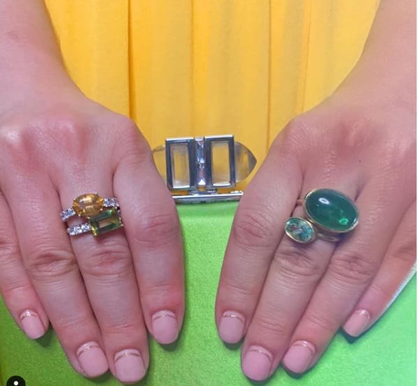 Awkwafina Wears OPI Nail Art to the Critics Choice Awards