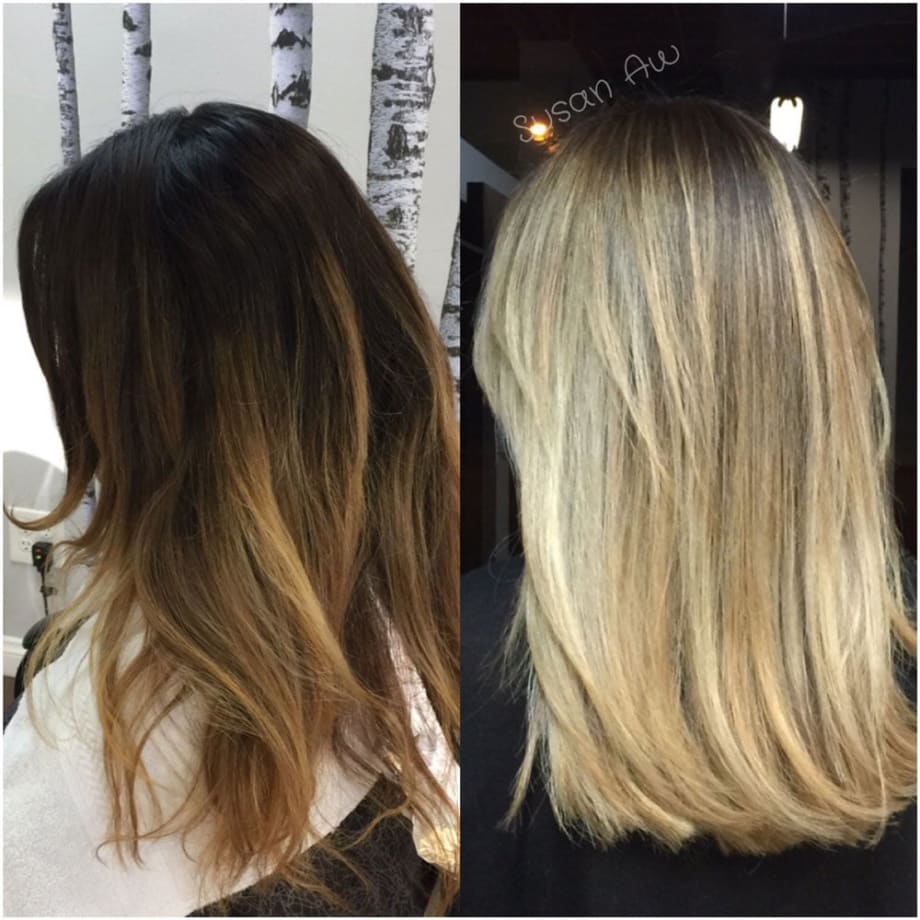 Bad Banded Sombre To PRETTY Classic Highlighted Blonde