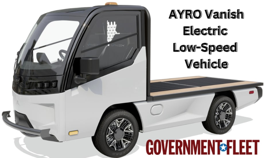Lightweight AYRO Electric Utility Vehicle Maximizes Payload Capacity