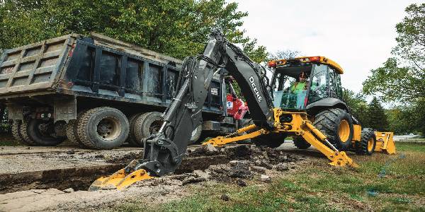 John Deere Improves Performance with L-Series Backhoe Upgrades