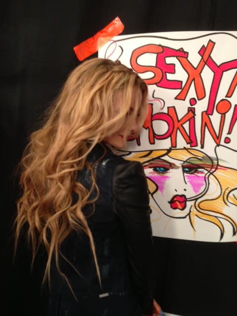 FASHION WEEK: Betsey Johnson Waves By Schwarzkopf