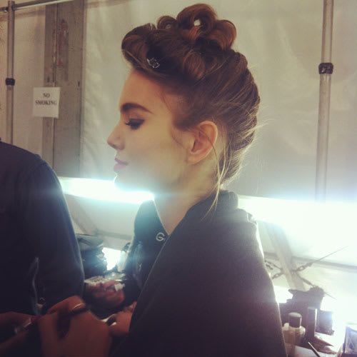 FASHION WEEK:Peter Gray for Moroccanoil's Braided Pomp at Badgley