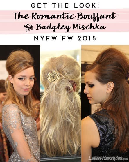 Badgley Mischka's Romantic Bouffant