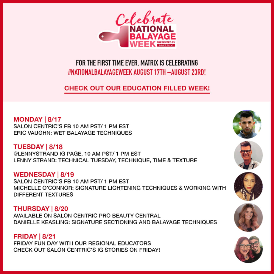 Celebrate National Balayage Week with Matrix: Education, Inspiration and Prizes