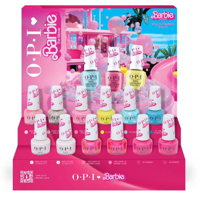 OPI Nails on the Barbie Pink Carpet