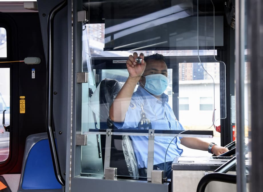 New York MTA installing driver barriers on 5,800 buses