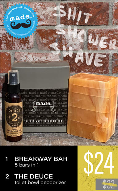  Made Men's Line Supports Movember and Men's Health