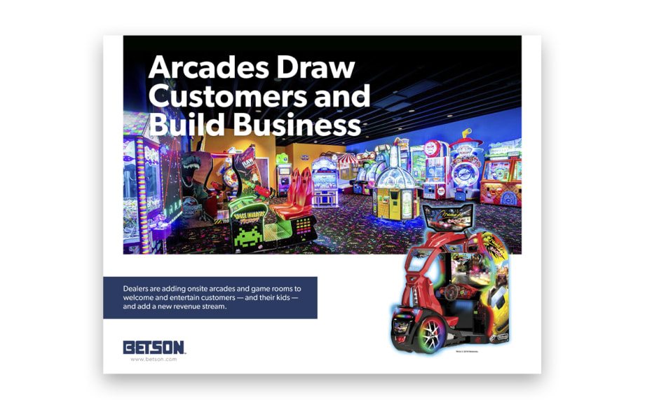 Betson Makes Case for in-Dealership Gameplay