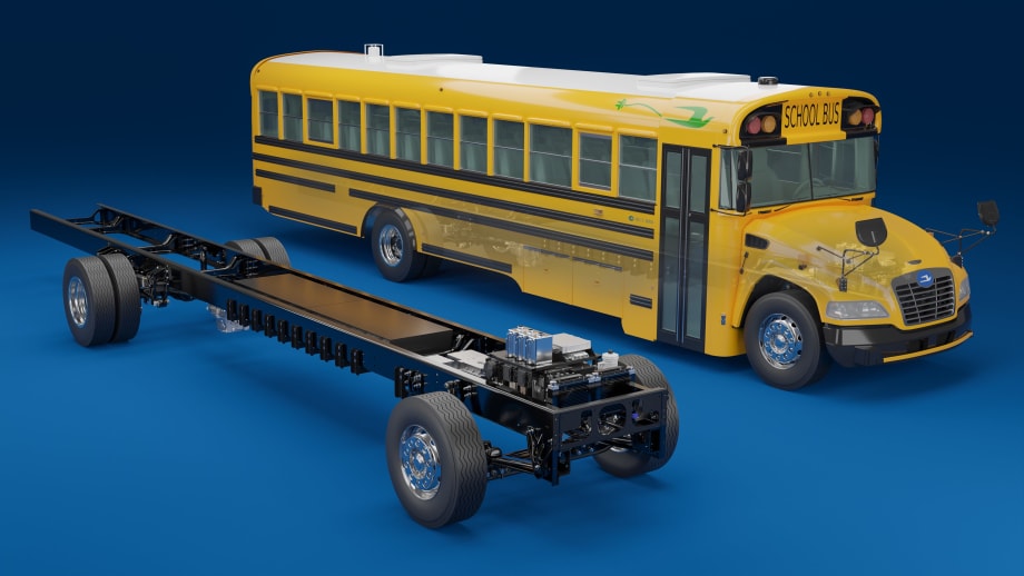 Electric Repower Option Coming for Blue Bird Buses