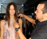 Gentle Texture by Orlando Pita For CHI at BCBGMAXAZRIA SS2015