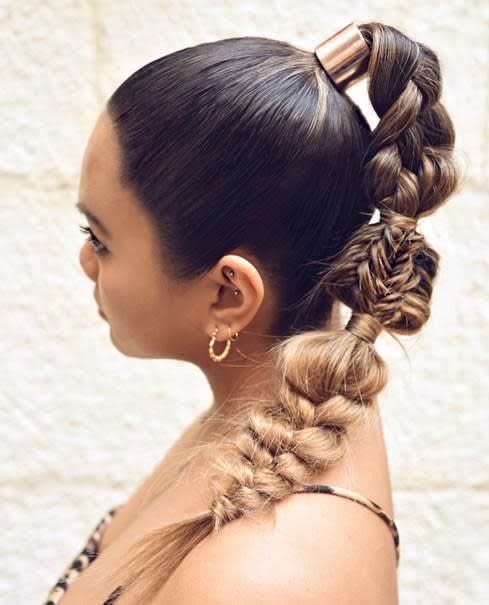 Get the Look: Beautiful Mixed Braid 