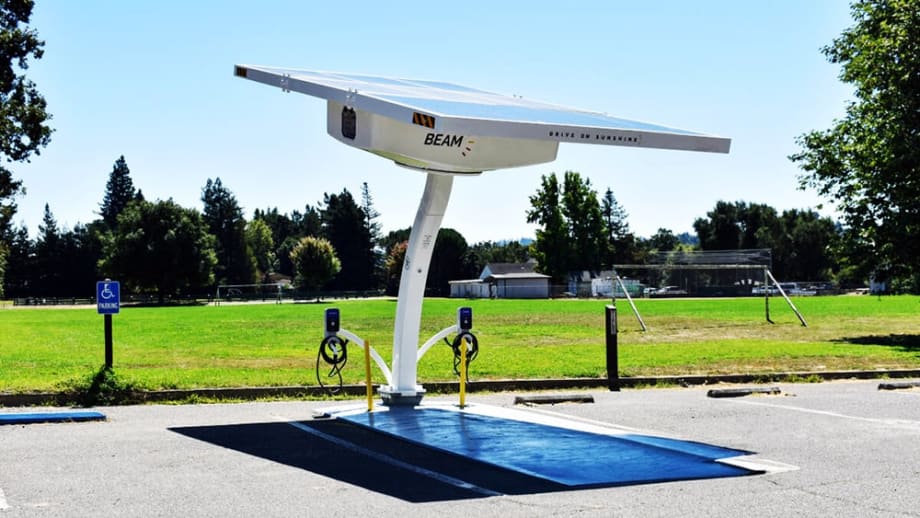 Beam Global's 3rd Gen EV ARC Chargers are 160 mph Wind-Rated