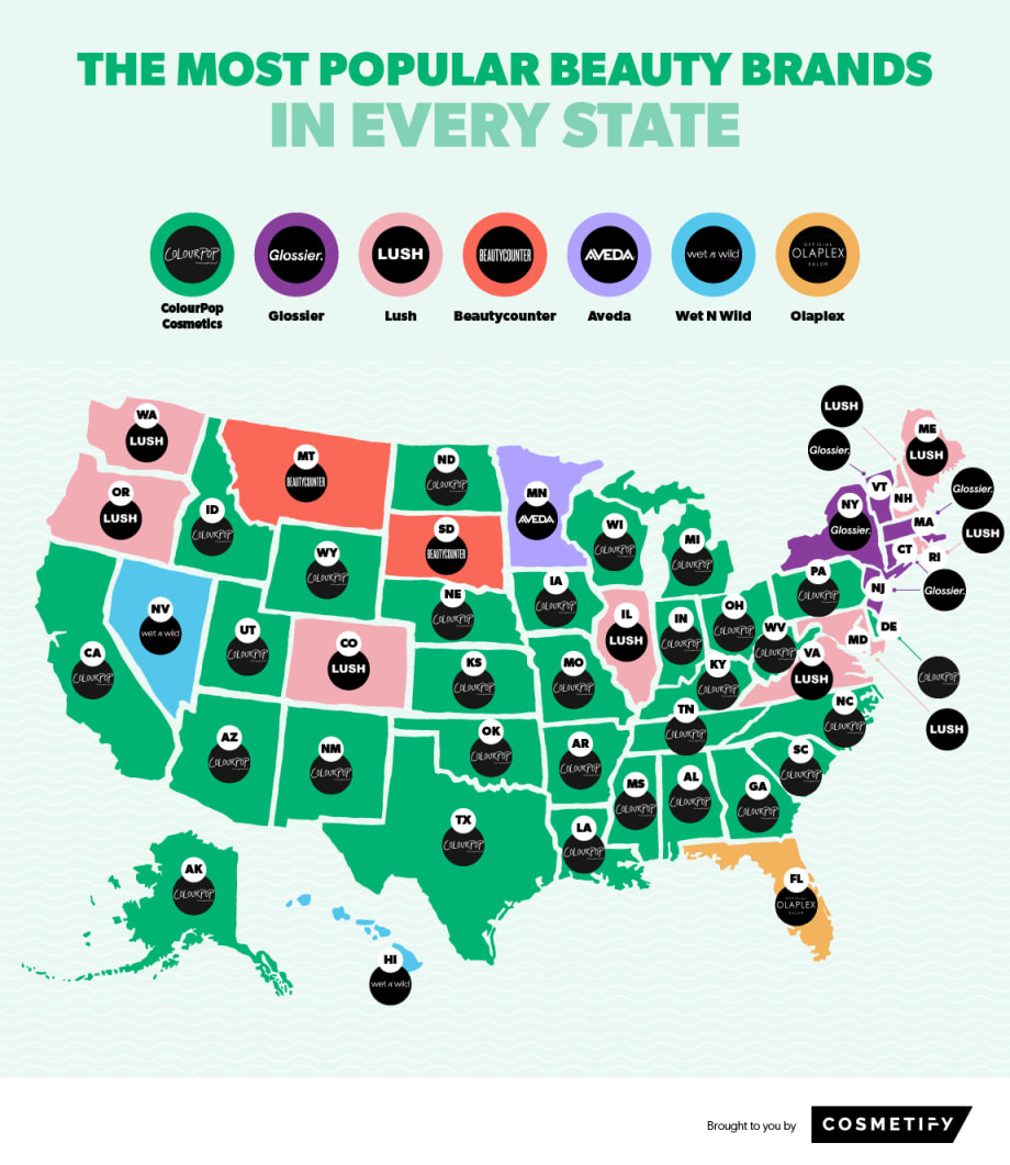 Top 10 Beauty Brands in the US Right Now