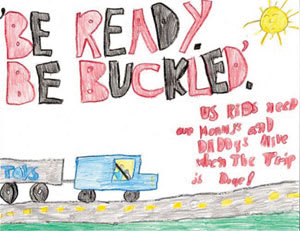 Poster Contest Aims at Truckers Buckling Up