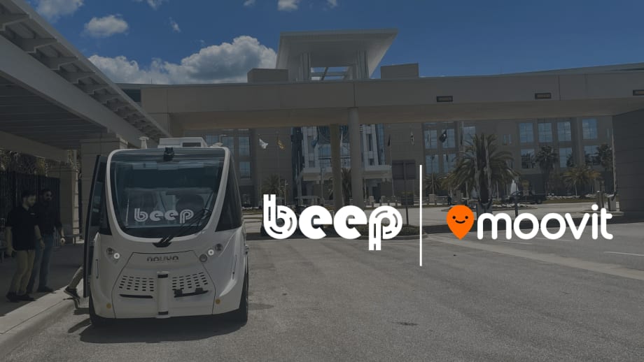 Moovit, Beep Launch AV Ridehailing Feature for Orlando Residents