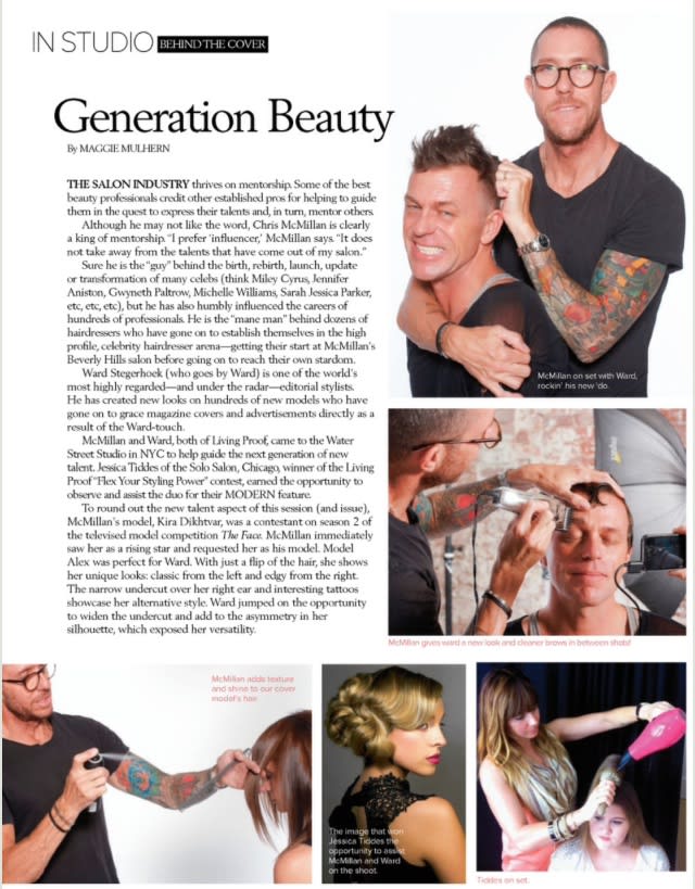 BEHIND THE SCENES: Chris McMillan on MODERN's August Cover