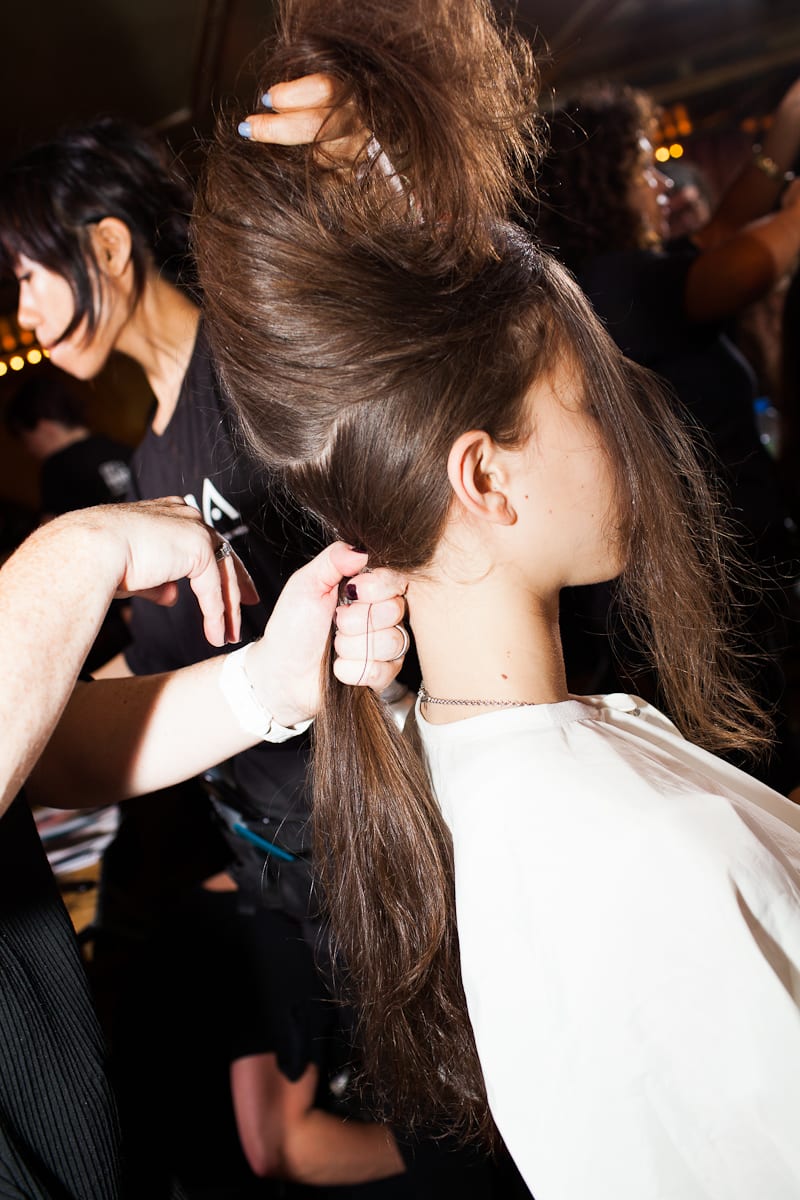 HOW-TO: Voluminous Ponytail from NY Fashion Week