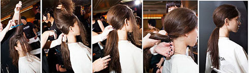 HOW-TO: Voluminous Ponytail from NY Fashion Week