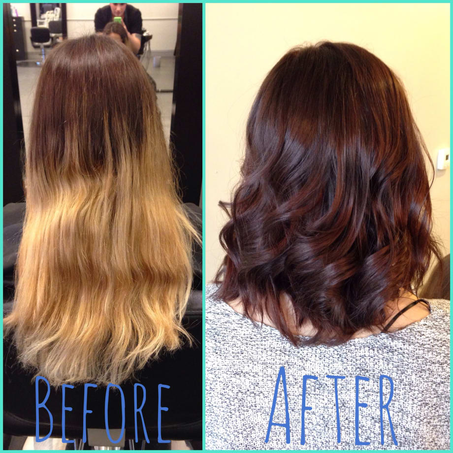TRANSFORMATION: Damaged Ombre To Pretty And Tasteful