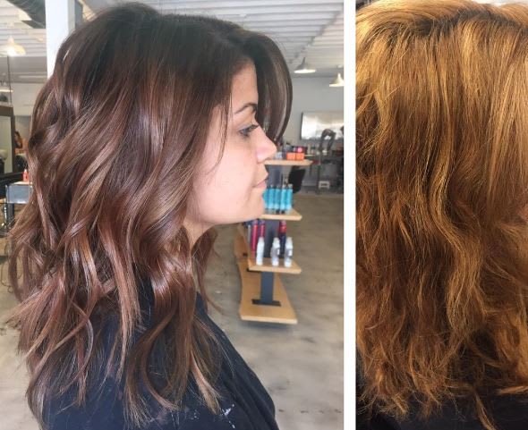 Haircolor Correction: Brassy and Not Believable to Rich Brunette