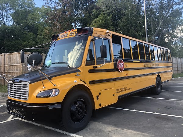Massachusetts District Unveils First Electric School Bus