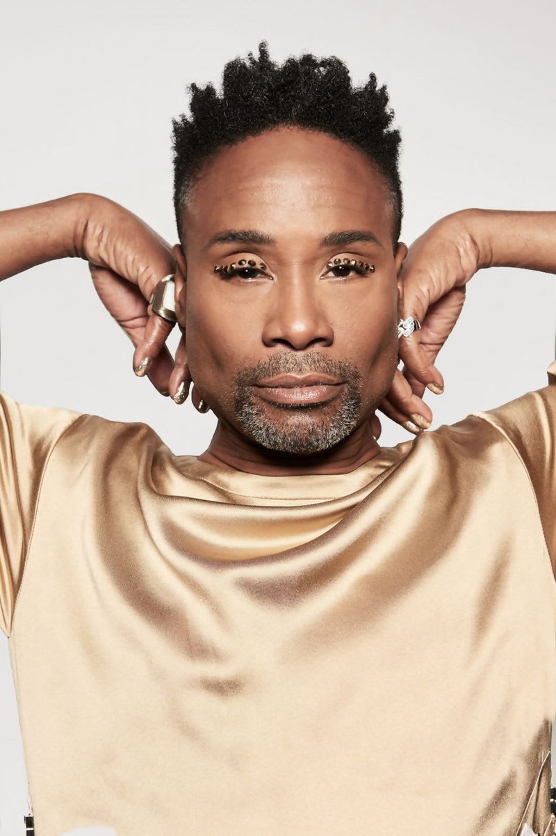 A man with eyemakeup