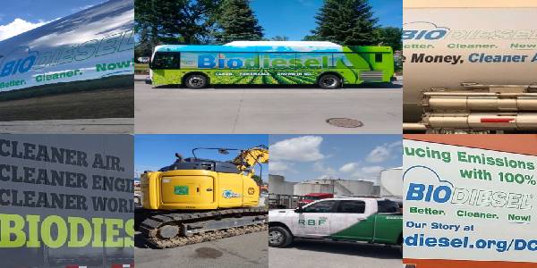 Biodiesel-Powered Vehicles Wrap and Roll