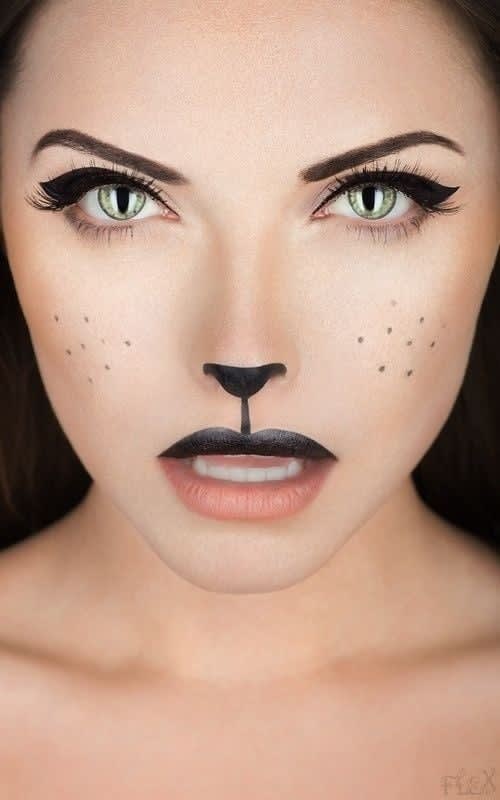 Halloween How-To: Black Cat Makeup