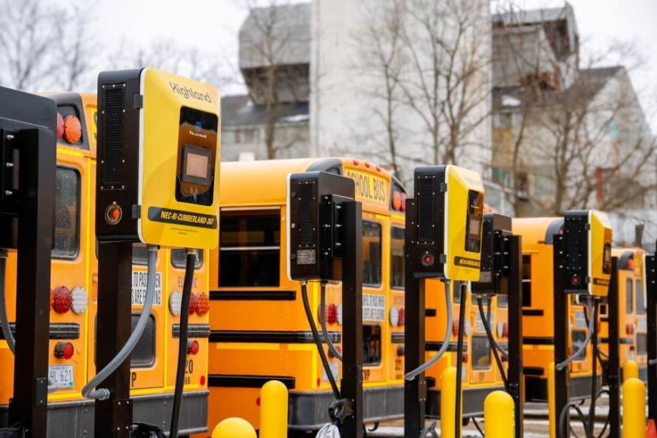Rhode Island School's Electric Buses Reach 100K Milestone