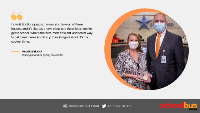 Routing Specialist Recognized by Texas Association for Pupil Transportation