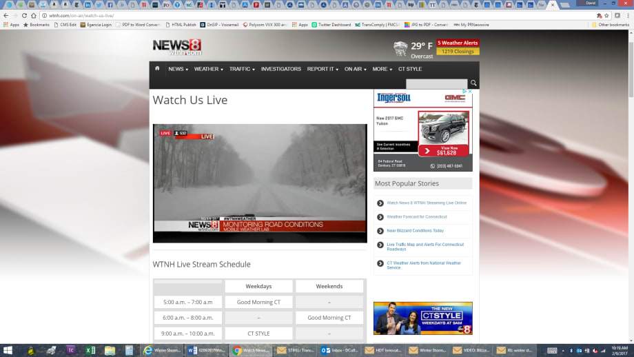 Winter Storm Pounding Northeast