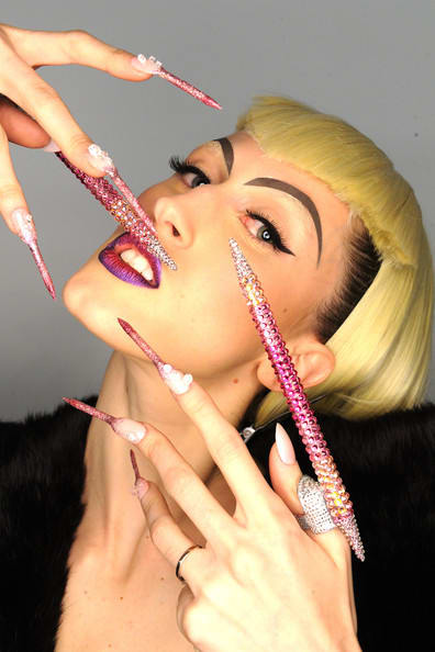 FASHION WEEK: The Blonds F/W 2014 Nails and Make Up...WOW!
