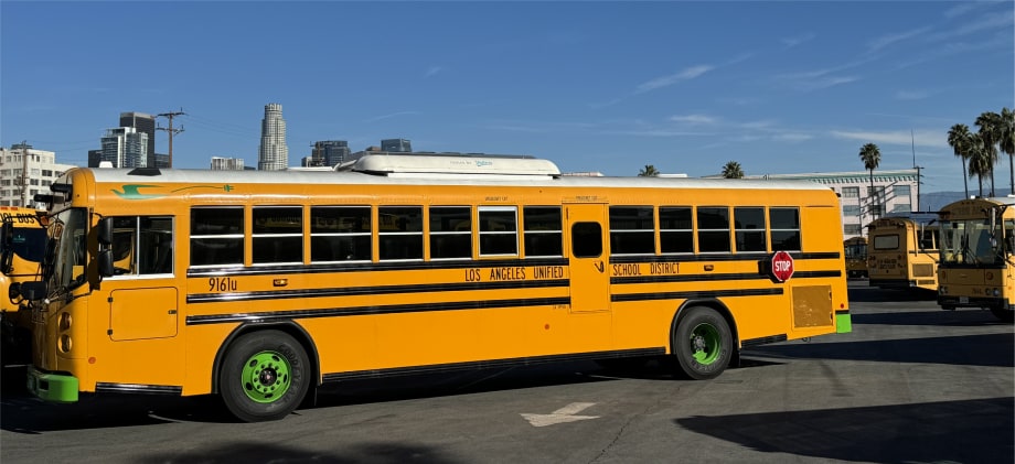 Blue Bird Celebrates Historic L.A. School Bus Sales