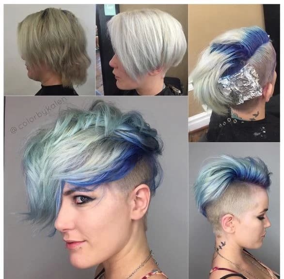 Haircolor and Cut Transformation