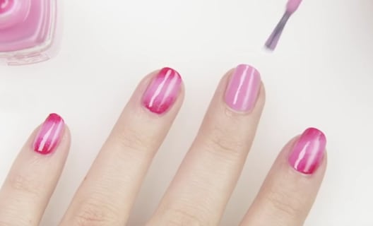 Blushing Ombre Nail Art by Essie