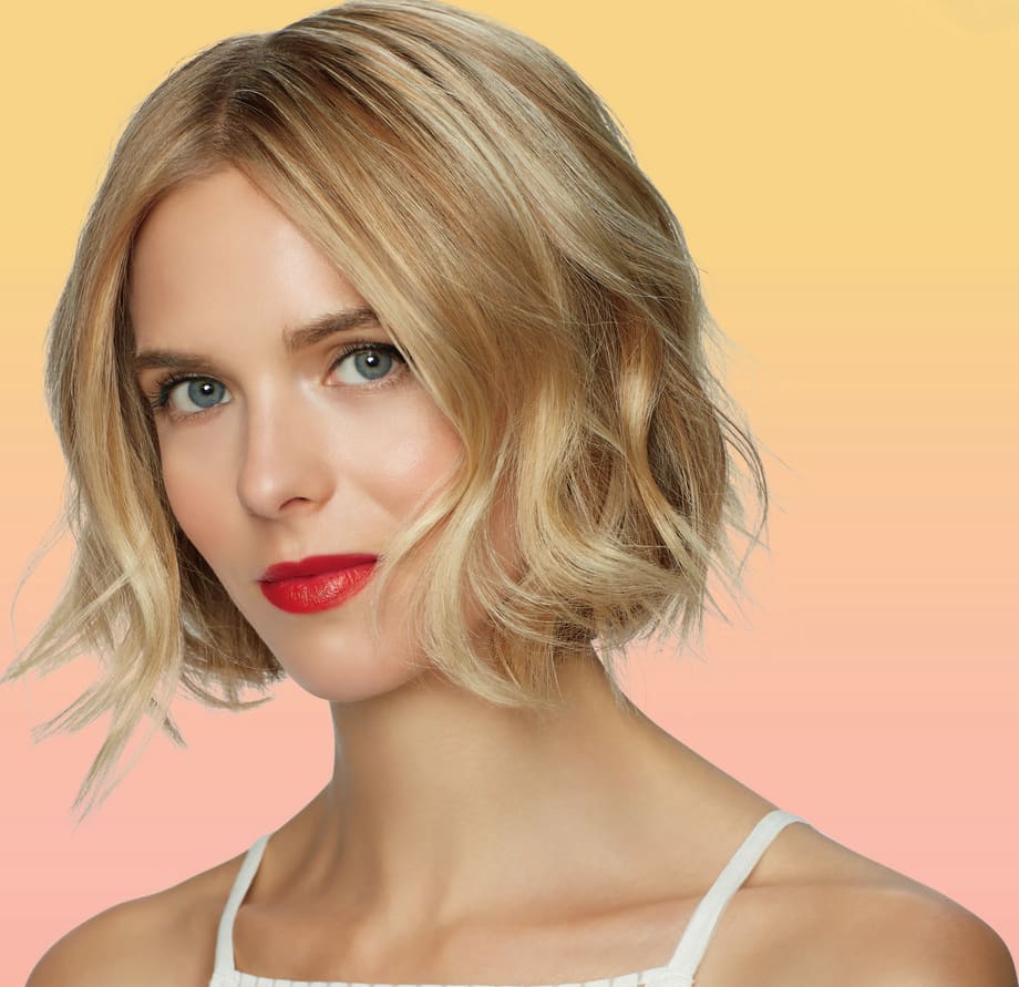 STEP-BY-STEP: Golden Blonde Cut & Color for Springtime Transition
