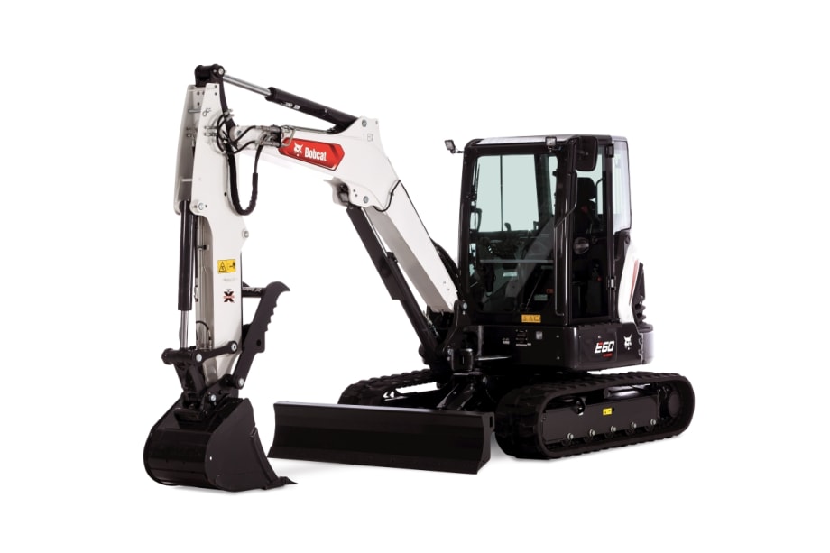 Bobcat E60 Compact Excavator Features Comfort Enhancements