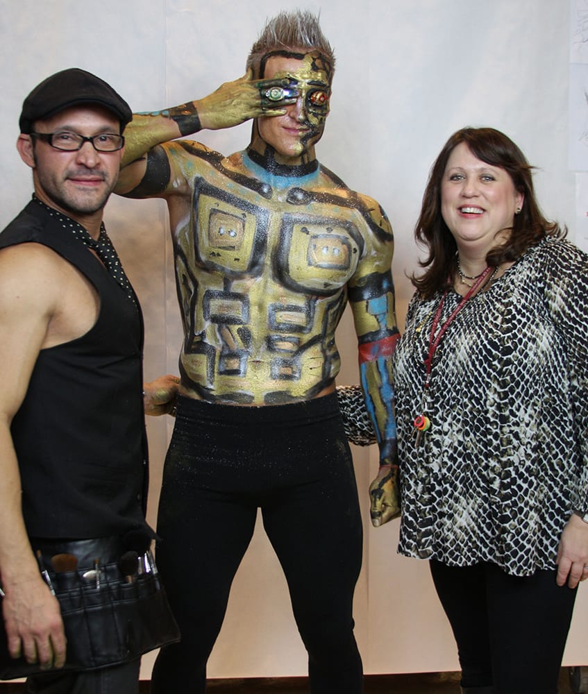 Cyborg-Terminator Body Painting Creation by Orlando Barsallo