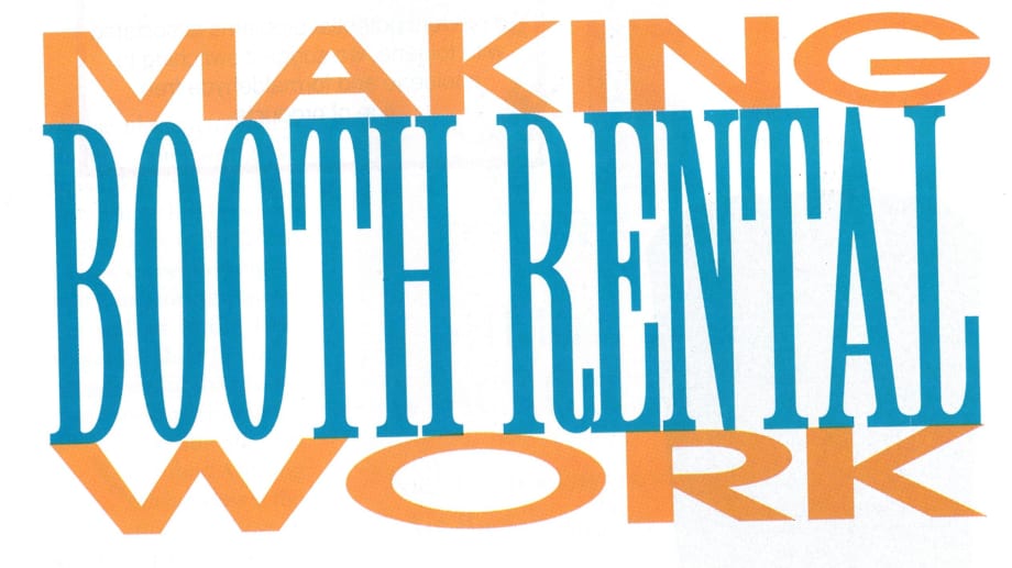 Making Booth Rental Work