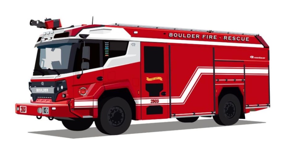 Colorado City Buys First Electric Fire Engine