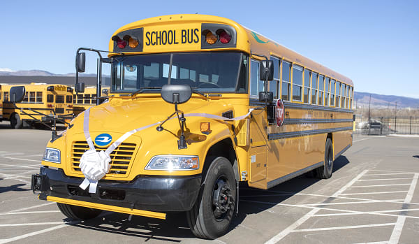 2 Colorado Districts Receive Electric School Buses