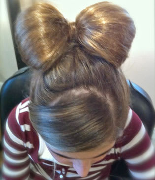 Hair Bow Updo: The How-To