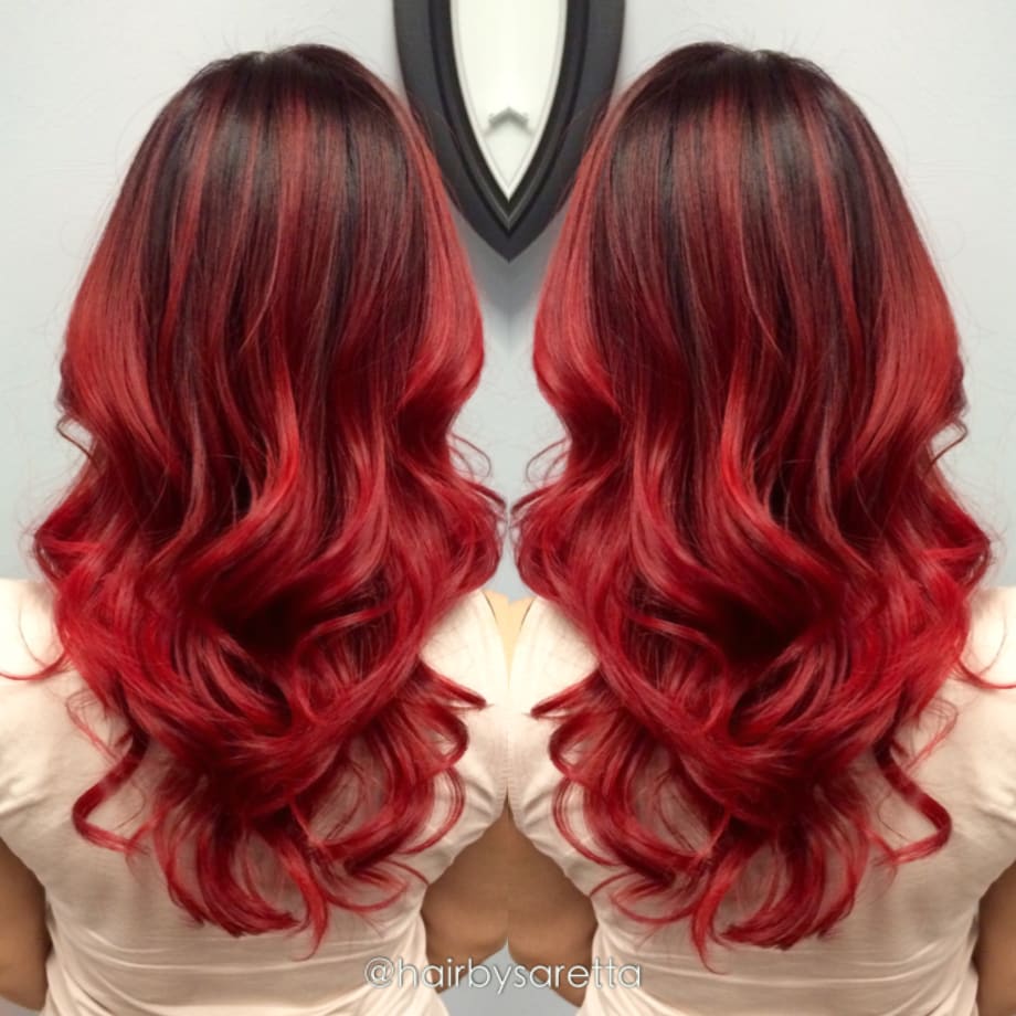 Instagram Hit: The Dark To Red Transformation