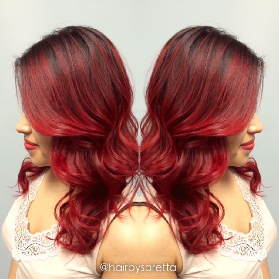 Instagram Hit: The Dark To Red Transformation