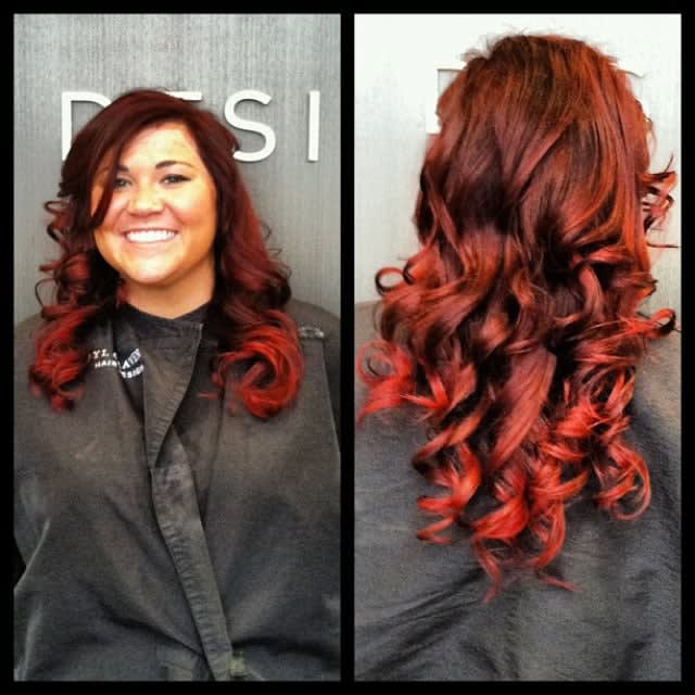 #redhairdressers for National Wear Red Day