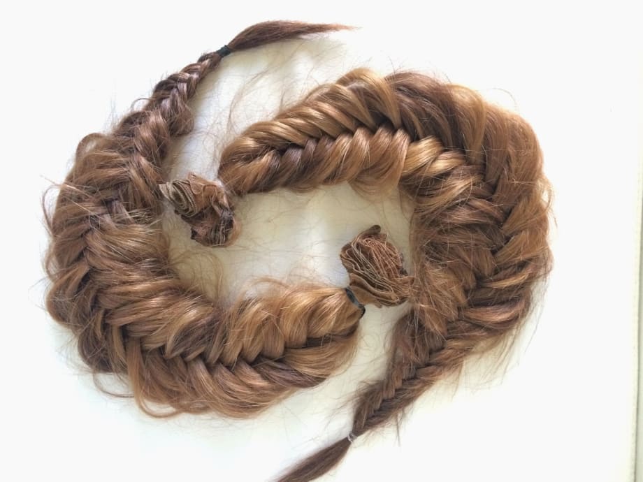Updo How-To: Fishbone Halo Braid from Bridal Hair Couture By Katie