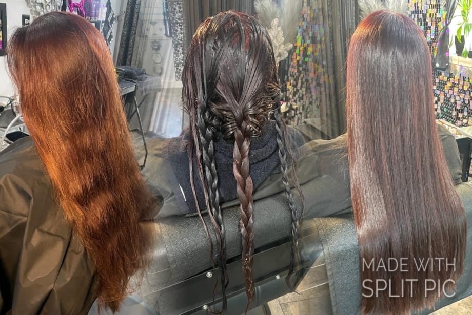 The Braided Balayage Creates Beautiful Melted Color